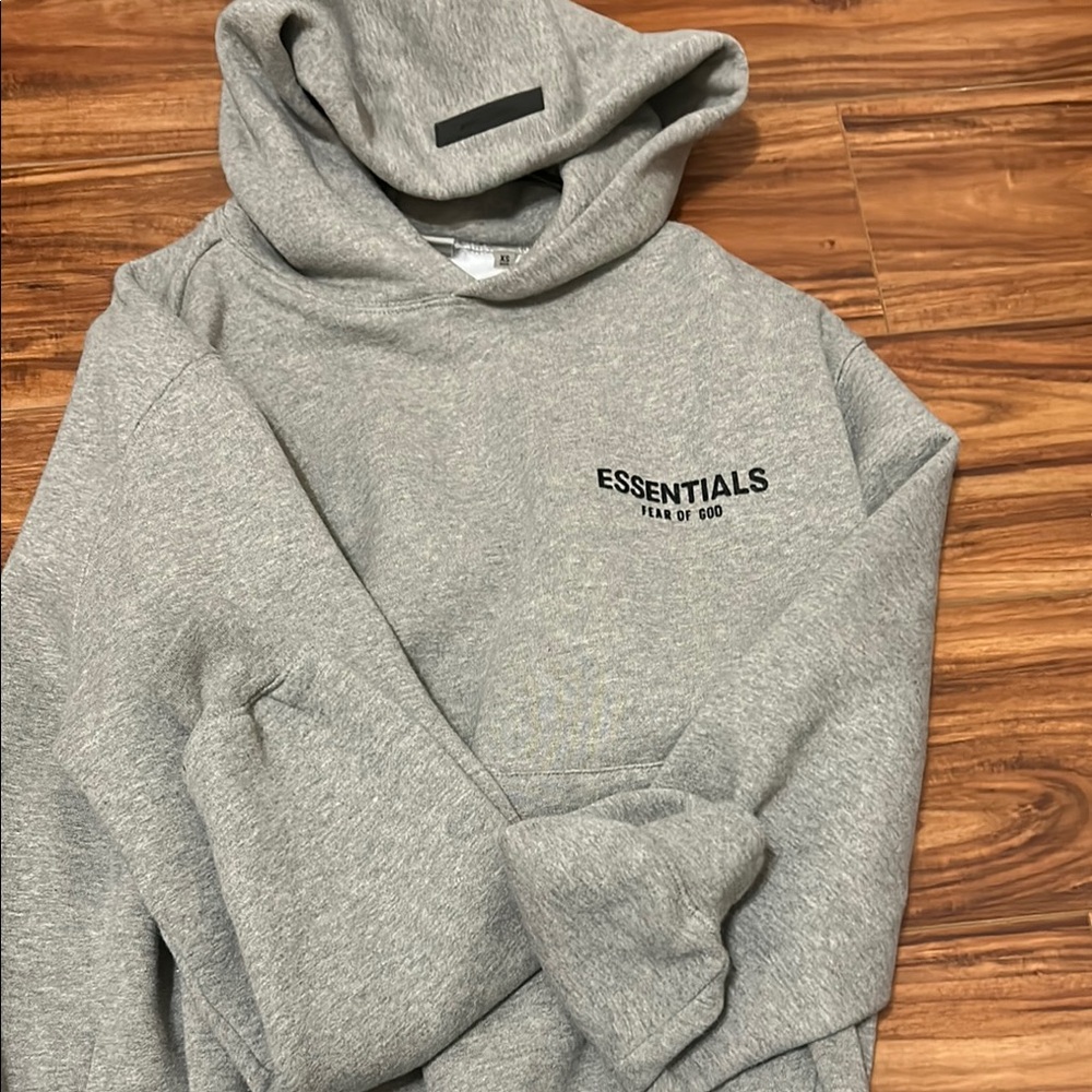Essentials Fear of God Gray Hoodie